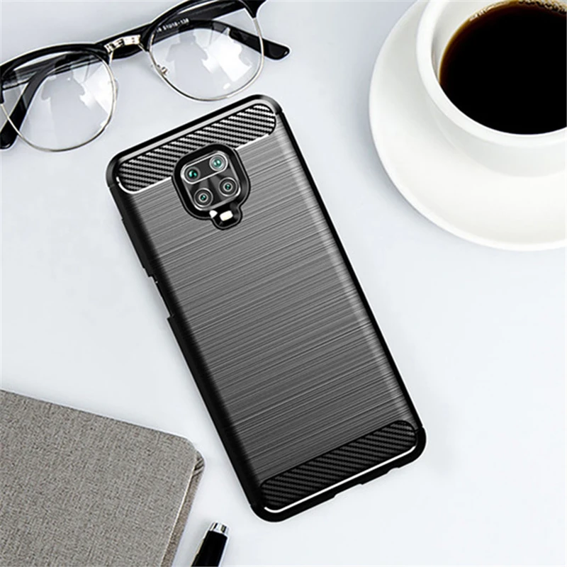 

Для Xiaomi Poco M2 Pro Чехол резиновый бампер силиконовый чехол из углеродного волокна для Xiaomi Poco M2 Pro Чехол для Xiaomi Poco M2 Pro Чехол