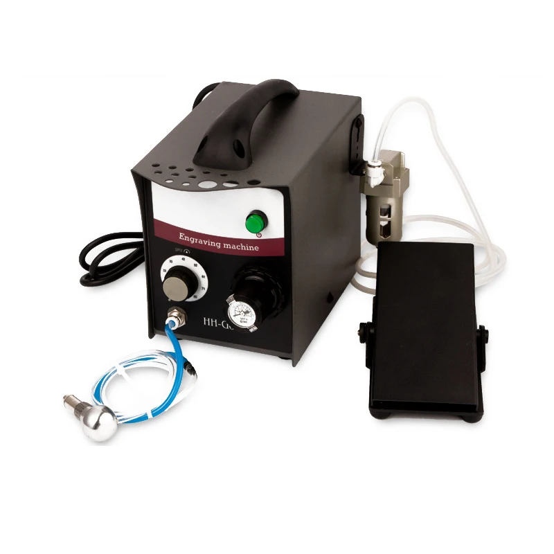 

Pneumatic Engraving Machine 60W Desktop Single Head Engraving Machine Jewelry Tool Equipment 110/220V YZ