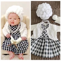funny baby photography prop costume infant girls cosplay grandma clothes outfits