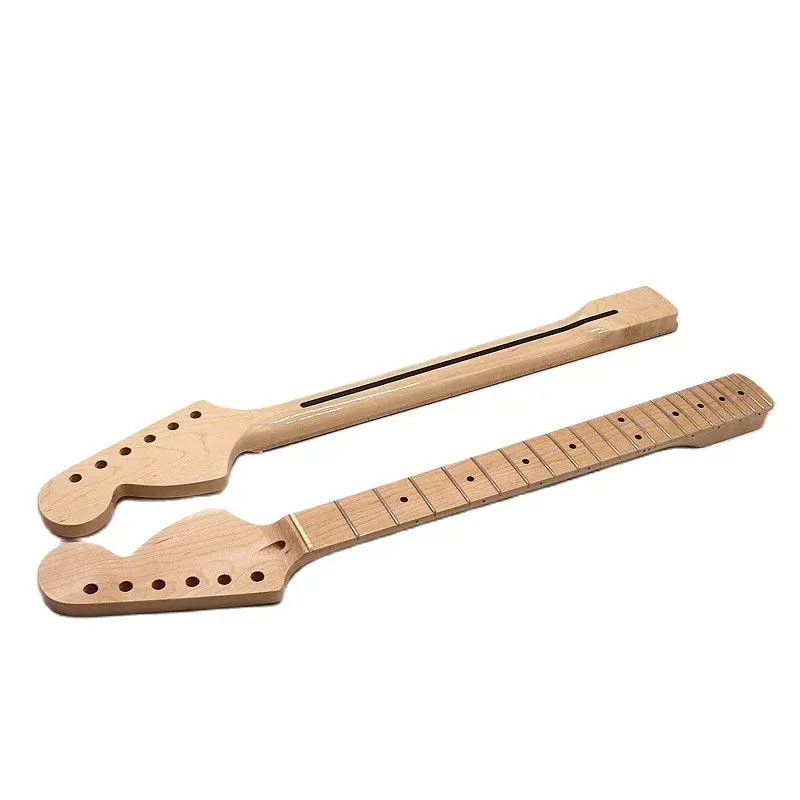 st gitarre hals e gitarre hals strat hals natürliche farbe kanadischen ahorn großen kopf hochglanz neck für elektrische gitarre free gl