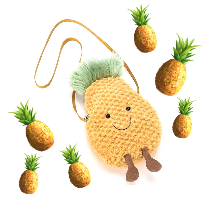 Popular 15CM Approx. Plush Toy Bag, Plush Cover Coin BAG Purse Design Keychain Plush Toy