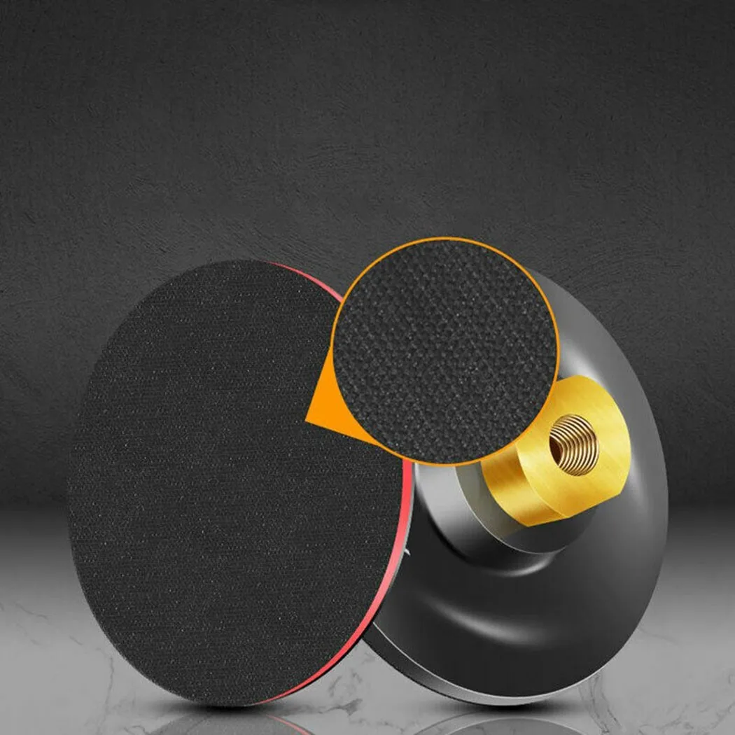 

125mm 5 Inch Polishing Hook & Loop Backing Pad Sanding Angle Grinder M14 Female Thread Polishing Sanding Angle Grinder