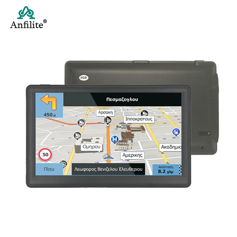 Anfilite 7 дюймовый грузовик DDR 256M 8 Гб MTK автомобиль 800 МГц Bluetooth MP3/MP4 плееры FM