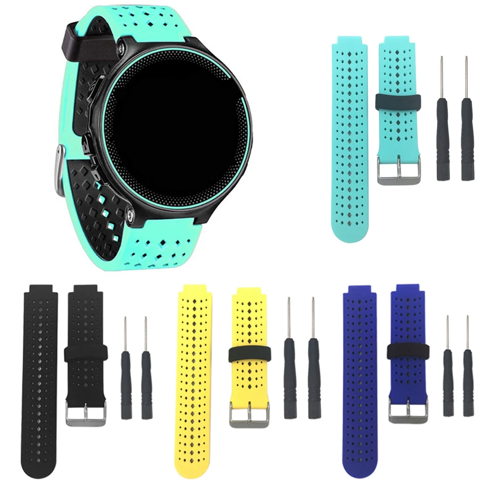 Ремешок сменный Gosear из мягкого силикона для наручных часов браслет с