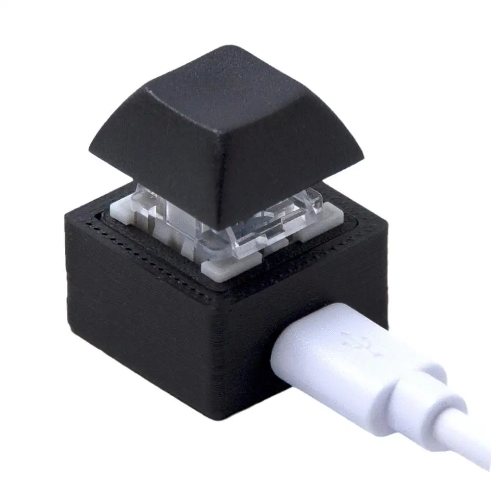 Механическая клавиатура с зеленой осью 1/2/3/5/6/7/10 клавиши USB мини программирование