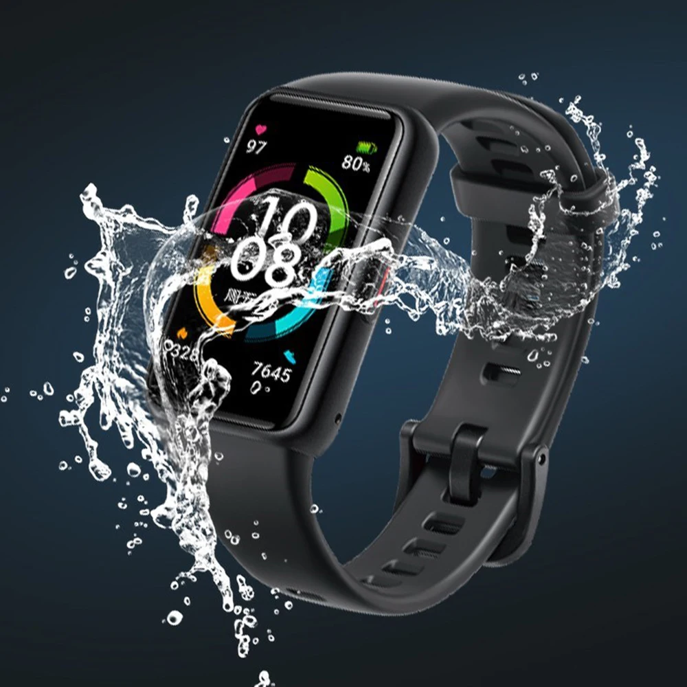 new scratch proof protective film for honor watch band 6 smartwatch 3d curved full coverage super full screen for huawei band 6 free global shipping