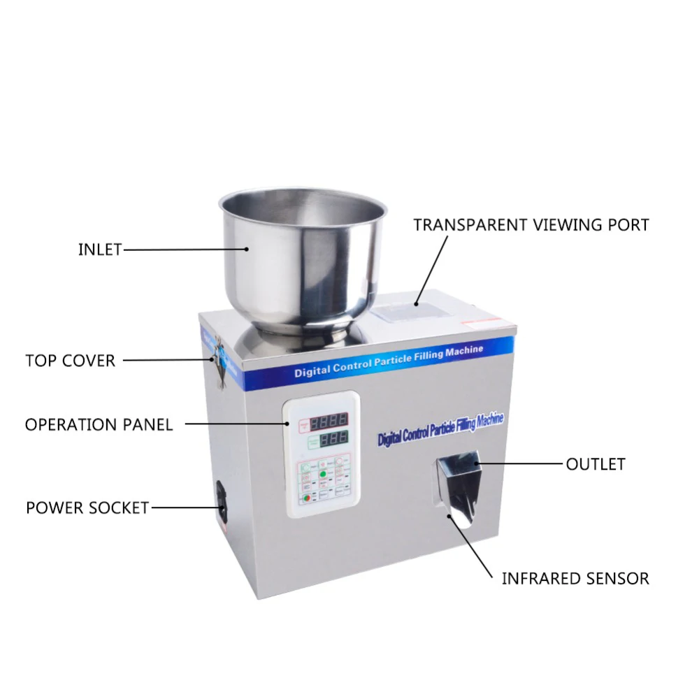 200g Weight And Filling Machine Tea Leaf Filler Grain Nut Sesame Seed Salt Rice Scale Coffee Condiment Milk Powder Free Shipping | Бытовая