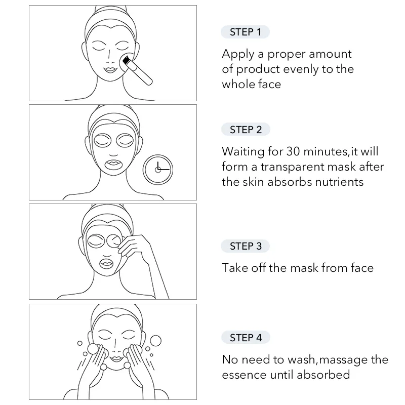 Увлажняющая маска для сна Daralis 30 г гиалуроновая кислота отбеливающая эссенция