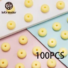 100 шт., разноцветные бусины для новорожденных, 12 мм