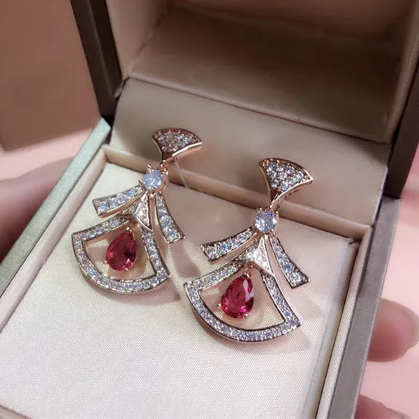 Дизайнерские Модные ювелирные изделия из меди 3A кубического циркония вечерние