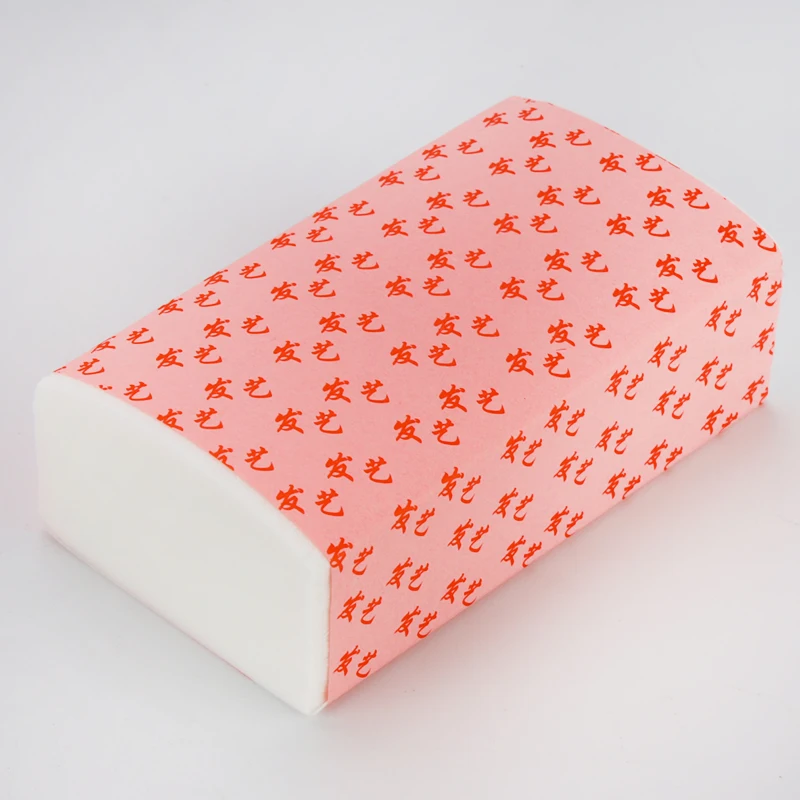 100 шт./упак. Волос Бумага для окрашивания волос ткани Цвет пятно салон Длинные