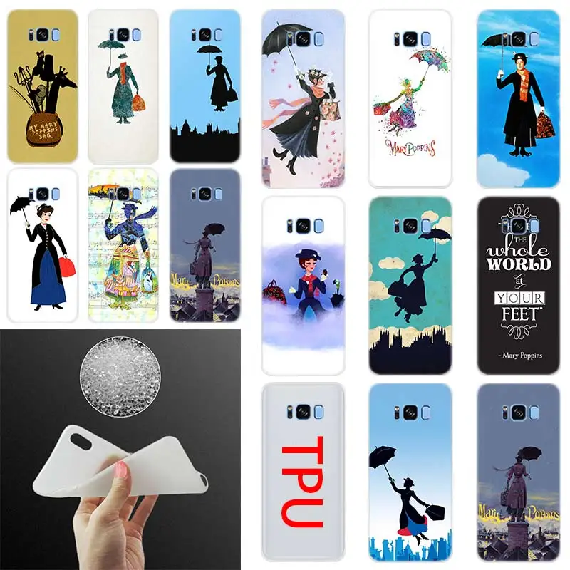 Силиконовый чехол Mary Poppins из ТПУ для Samsung S11 S10 S8 S9 Plus S7 S6 Edge Note 10 8 9 Funda Etui чехлы