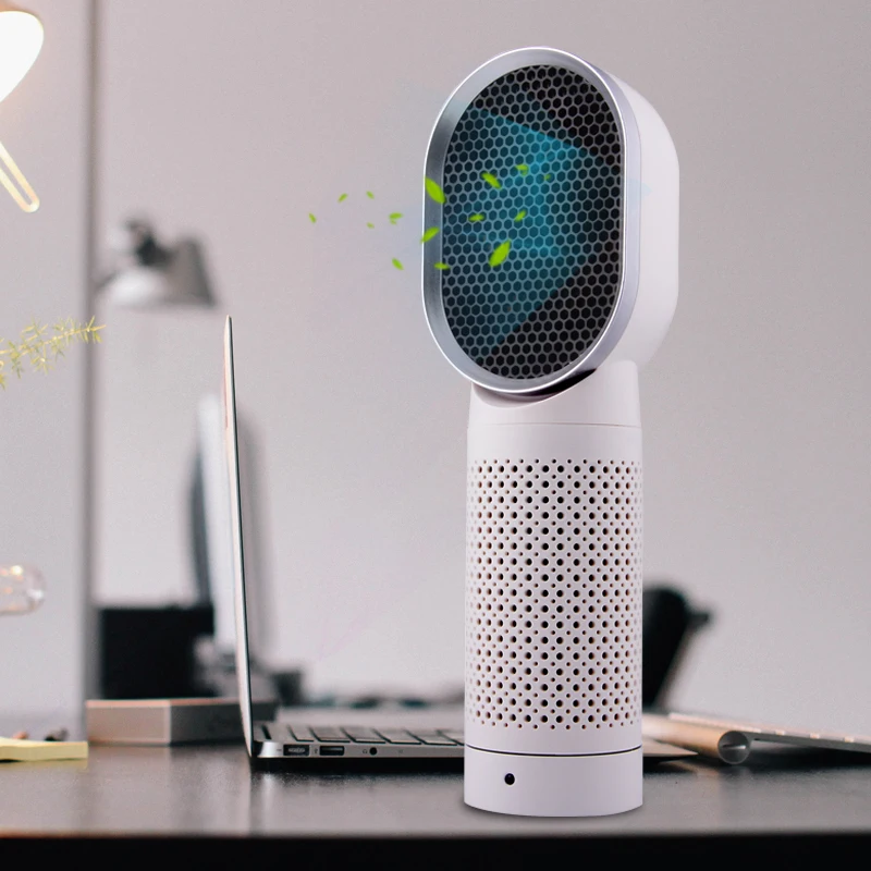 

Wholesale Portable Small Air Cleaner Ozone Generator Best Home Desktop USB Personal Air Purifier with Hepa Filter