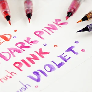 Kuretake Zig Wink of Stella блестящая Кисть ручка настоящий блеск Marker16 цветов в наличии