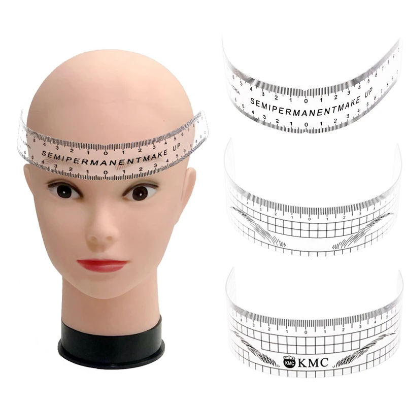 6 стилей многоразовые для бровей линейка нанесения татуировки руководство