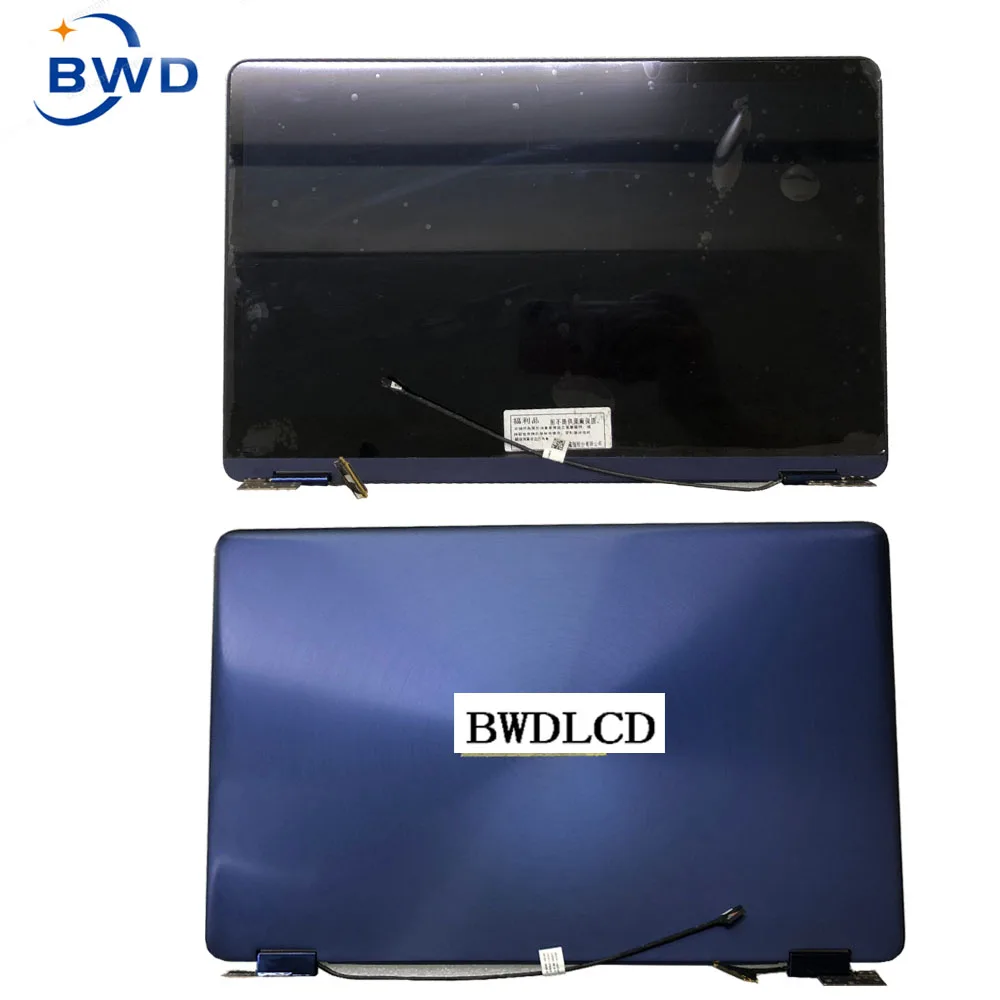 FOR ASUS ZenBook 3 ux370 ux370u UX370UA UX370UR screen 13.3-inch touch LCD display component for the entire upper part blue/Grey |