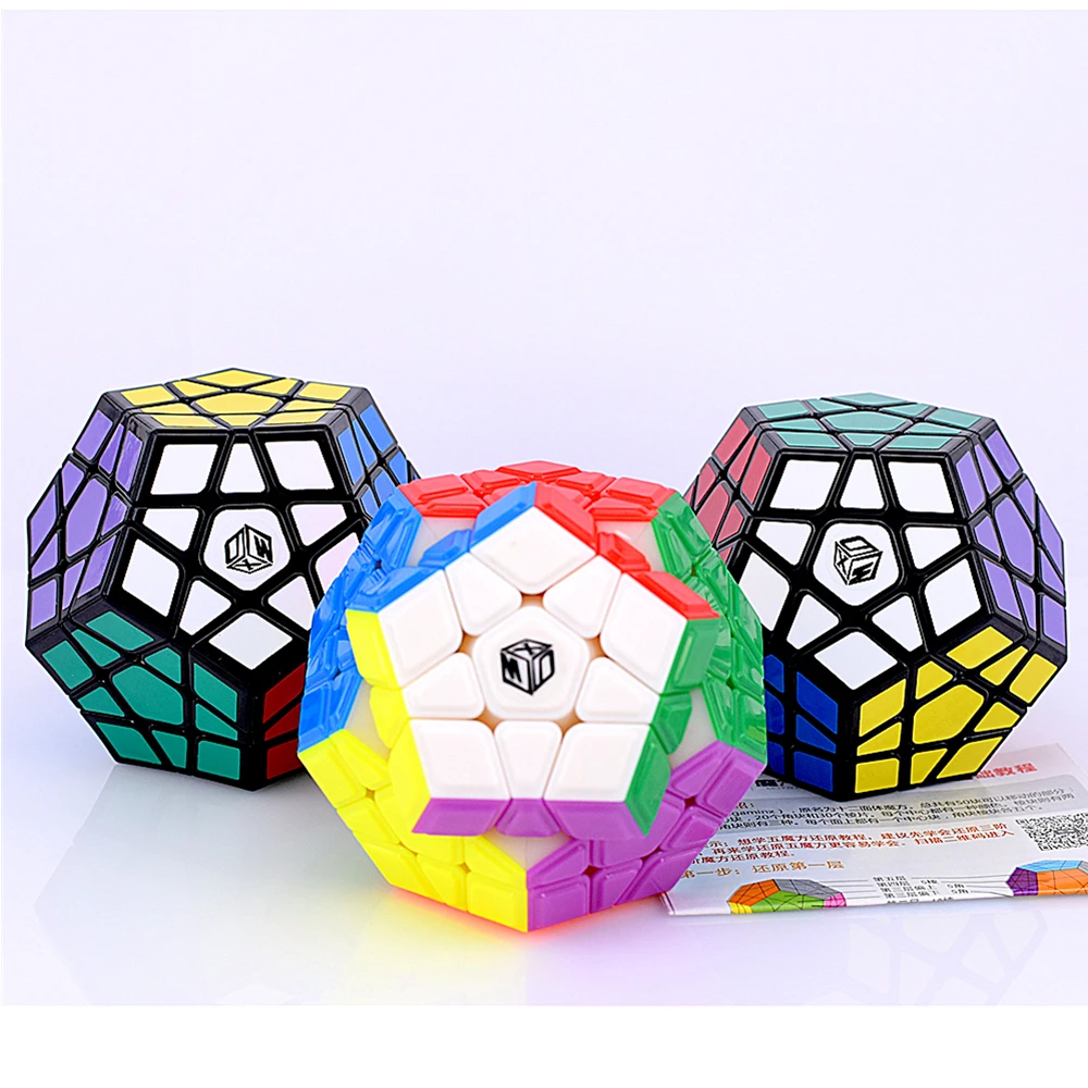 Кубик Рубика Qiyi X Man Galaxy V1 3x3x3 Megaminx 3x3 пазл с обычной скоростью 12 Сторон