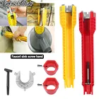 Многофункциональный гаечный ключ 8 в 1, противоскользящий гаечный ключ для ремонта кухонной раковины, смеситель для ванной комнаты в сборе, Сантехнический монтажный ключ