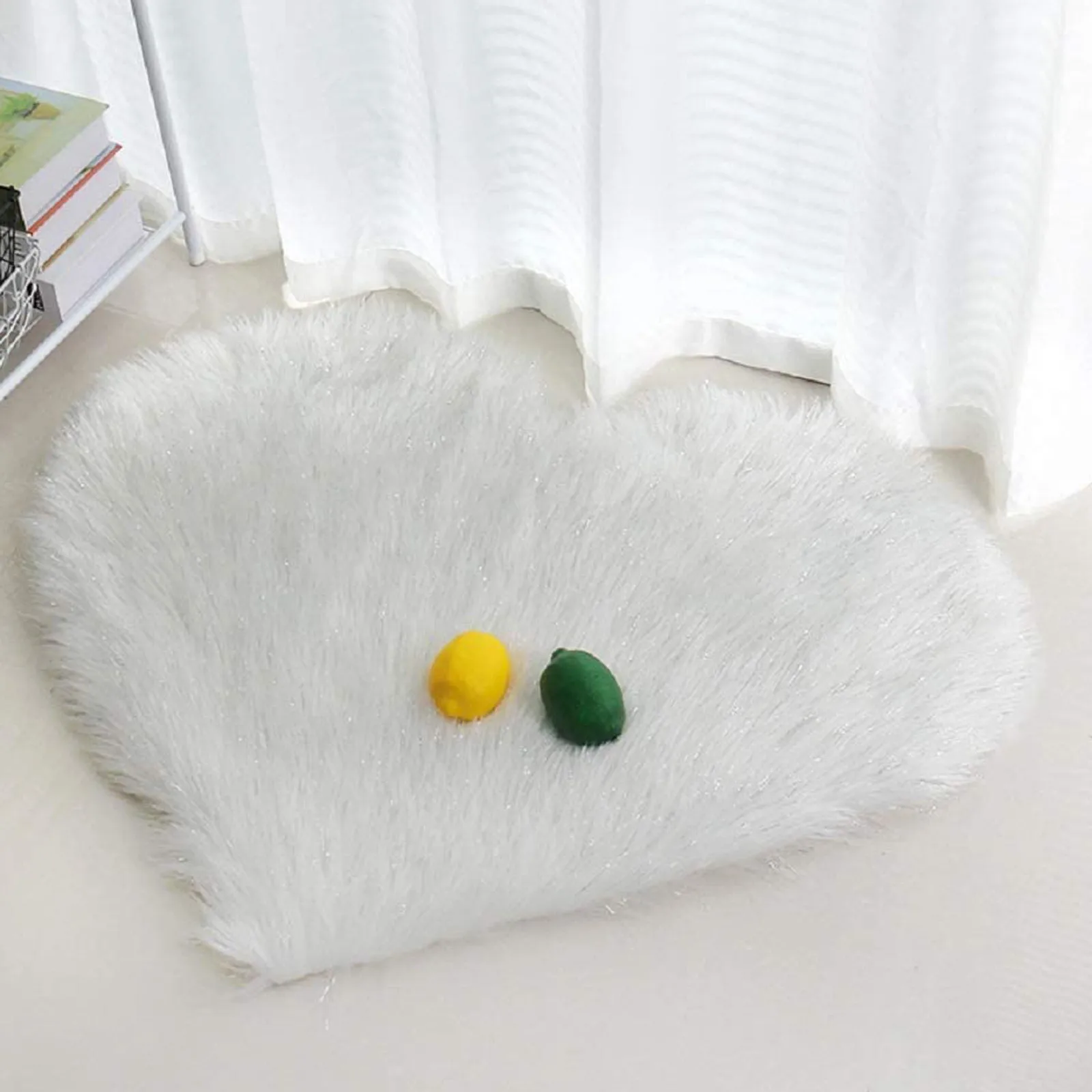 Ворсистый ковер 30 х40 см коврики с любовными сердцами искусственный мех овчина