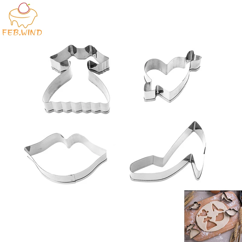 FEBWIND формочки для печенья маленькая милая принцесса Форма помады бисквита DIY