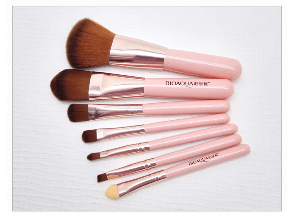 7pcs/set Makeup Brush Set Lip Foundation Don't Eat Powder Beauty Make-up Tools Eyeshadow | Макияж