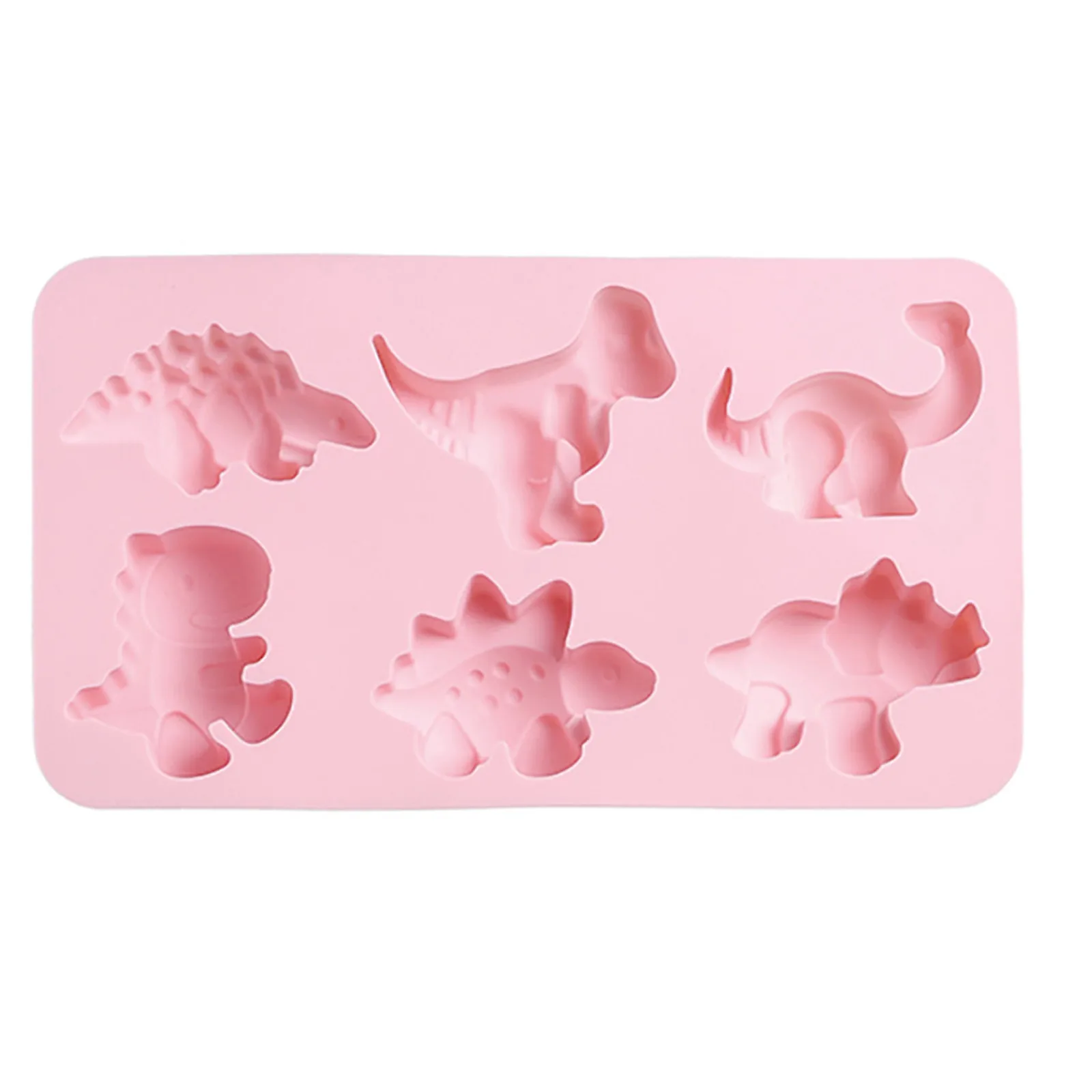 

Easter Cake Mold DIY Dinosaur Creative Silicone Chocolate Jelly Mold 3D Stereo Animal Cake Baking Mold Creative Children's Gift