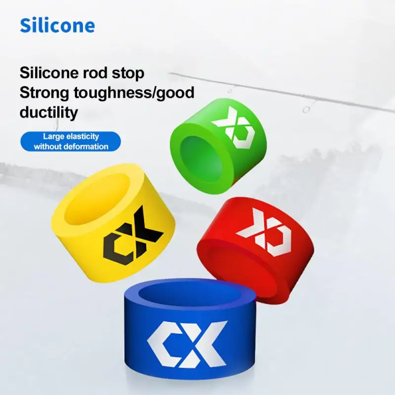 

Luminous Silicone Fishing Rod Ring High-grade Fishing Rod Anti-skid Ring Fishing Rod Finger Ring Fishing Gear Small Accessories