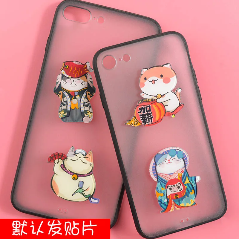 3 шт. Акриловые броши булавки в виде кошечки манэки нэко очень милые значки на