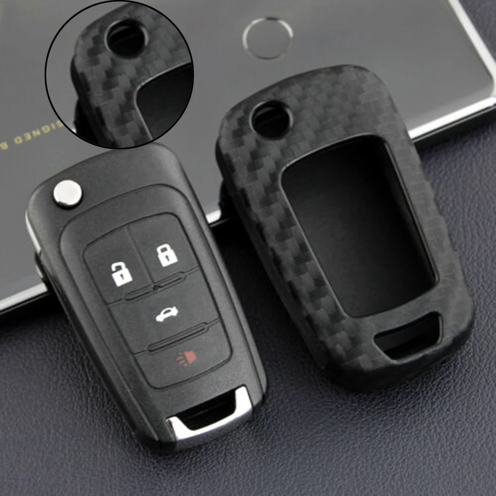 Силиконовый чехол для автомобильного ключа-брелока Chevy ДЛЯ Buick новинка складной