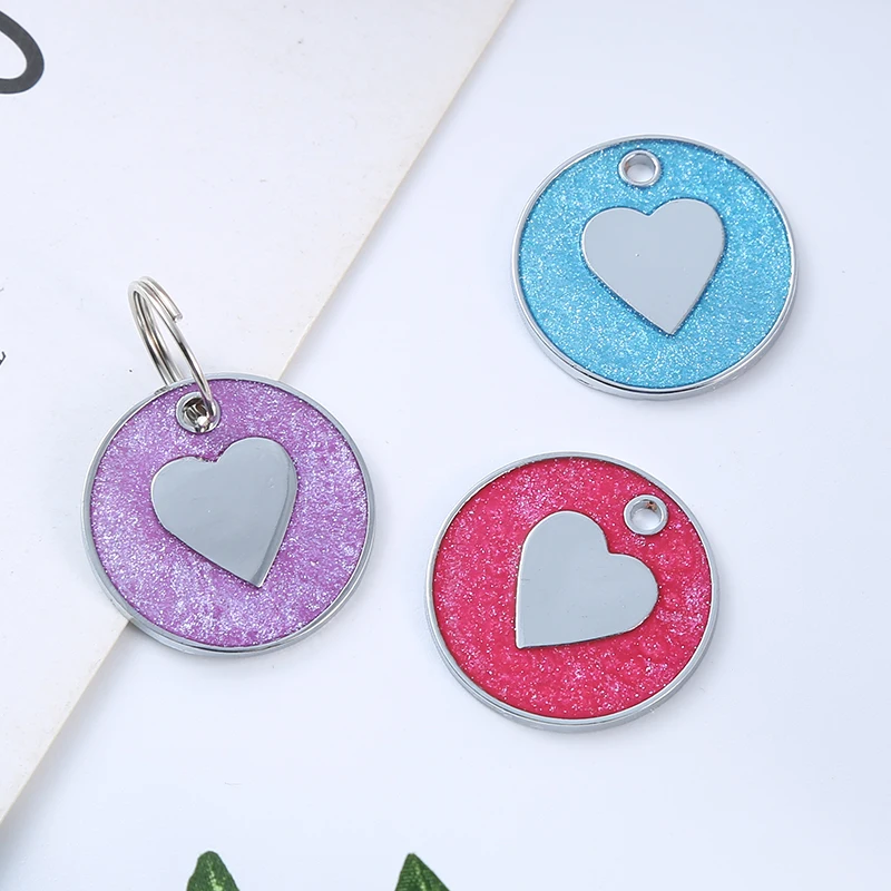 2 шт./лот бирка для домашних животных ошейник собаки любовь форма карточка