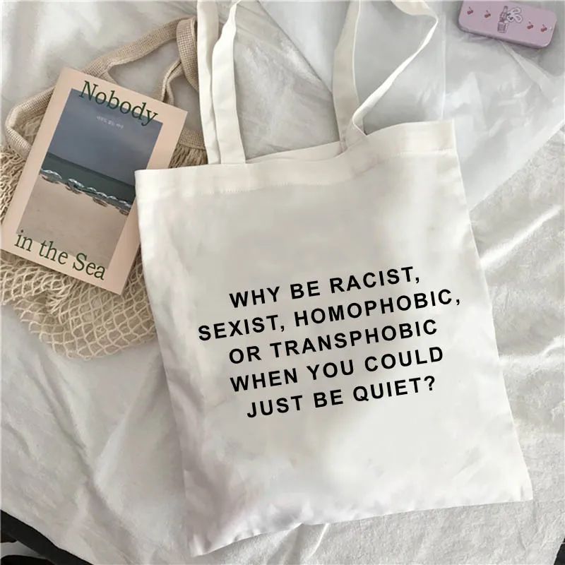 

Women shopping Bag Fashion Letter Print shopping bags for groceries Female Canvas Shoulder Bag Harajuku Ladies Tote Shopper Bag