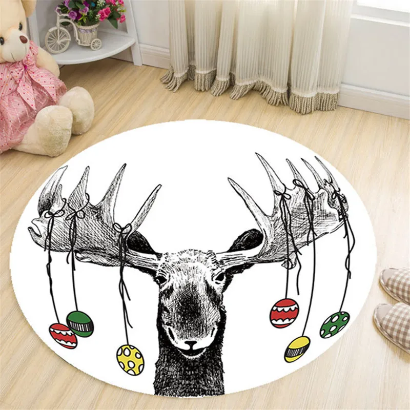 

Living Room Rug Bedroom Carpets Anti-Slip Floor Mats for Kids Room Decor Soft Area Rug Cartoon Print Nordic Fashion Carpet Rugs