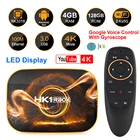 Приставка Смарт-ТВ HK1 RBOX R1, Android 10, Rockchip RK3318, 4 + 128 ГБ, Bluetooth, 4K 3D