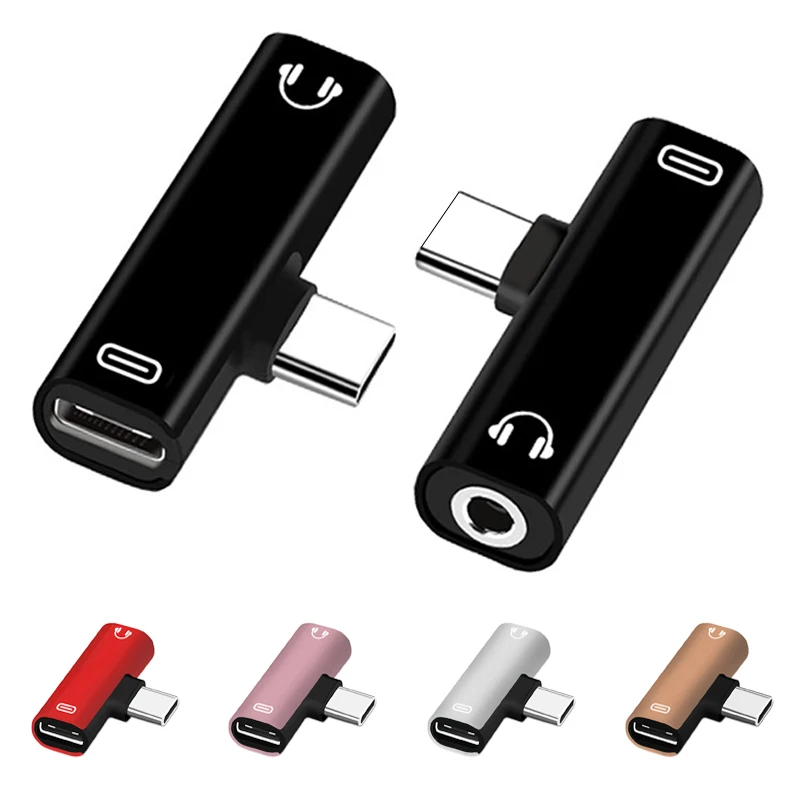 2 в 1 Тип C аудио адаптер usb тип-c до 3,5 мм разъем аудио кабель для наушников зарядный разветвитель адаптер для Xiaomi для huawei