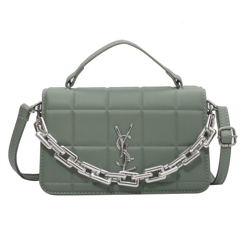 

Niche bag women's 2021 new fashion Korean chain hand bag net red versatile cross small square bag fashion women's bag