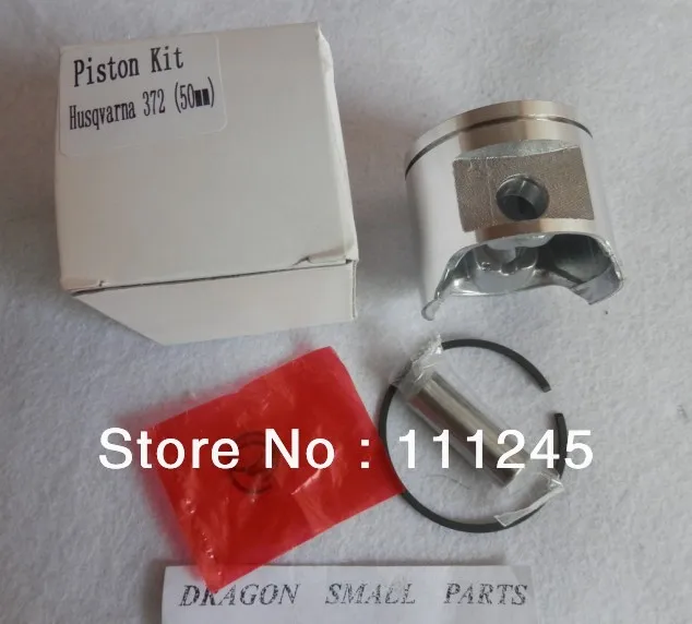 

372XP PISTON ASSY 50MM FOR HUSQVARNA 371 372 CHAINSAWS CYLINDER KIT KOBLEN RINGS CIRCLIP PIN ASSEMBLY 5036913-03 FREE SHIPPING