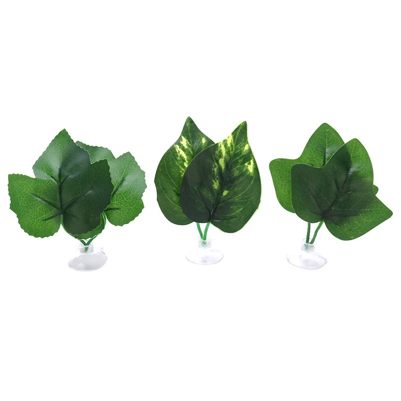 Аквариум Betta искусственное растение с листьями рыбы откладки яиц постельный