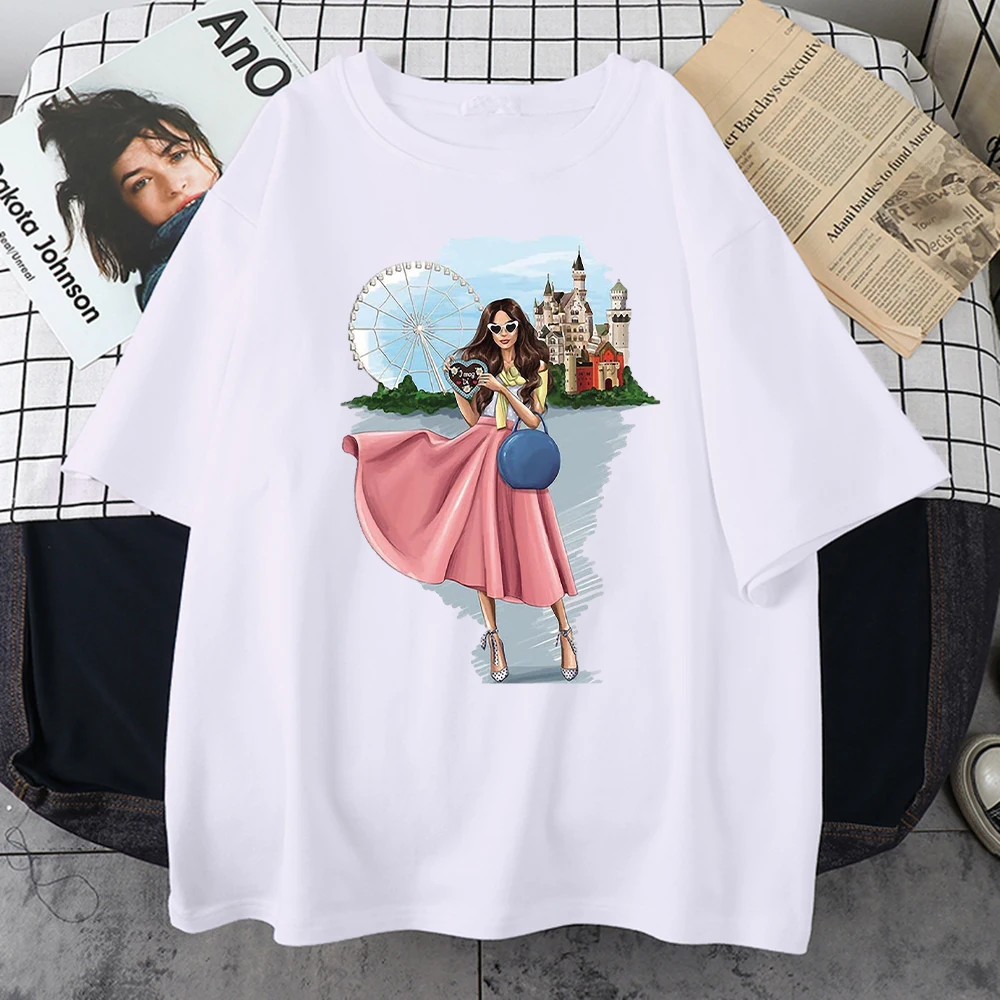 

Fashion Beautiful T-Shirt Mens Printed Brand Men Tee Shirt Korean Harajuku Tops T Shirts For Men Korean Streetwear T Shirts Men