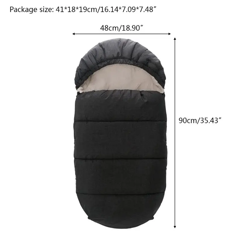 

1Pcs Universal Baby Stroller Accessories Winter Socks Sleeping Bag Windproof Warm Sleepsack Infants Pushchair Footmuff