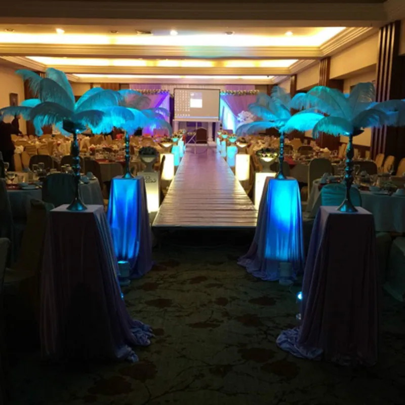 Украшения из перьев 10 шт 55 60 см красочные страусиные перья сценические реквизит