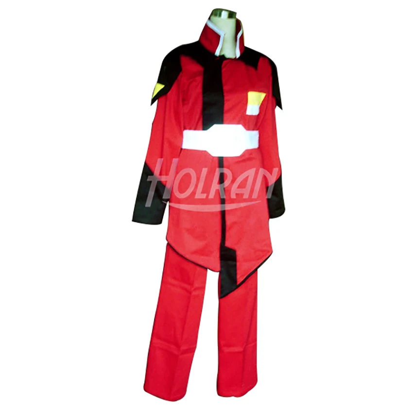 HOLRAN Косплей Костюм ТВ анимация GUNDAM Cos ZAFT красная Мужская Военная униформа одежда