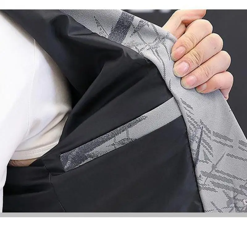 

One Button Mens Suits Blazersfor Men New Autumn Streetwear Slim Fit Men's Print Casual Men's Suit With inner Pocket