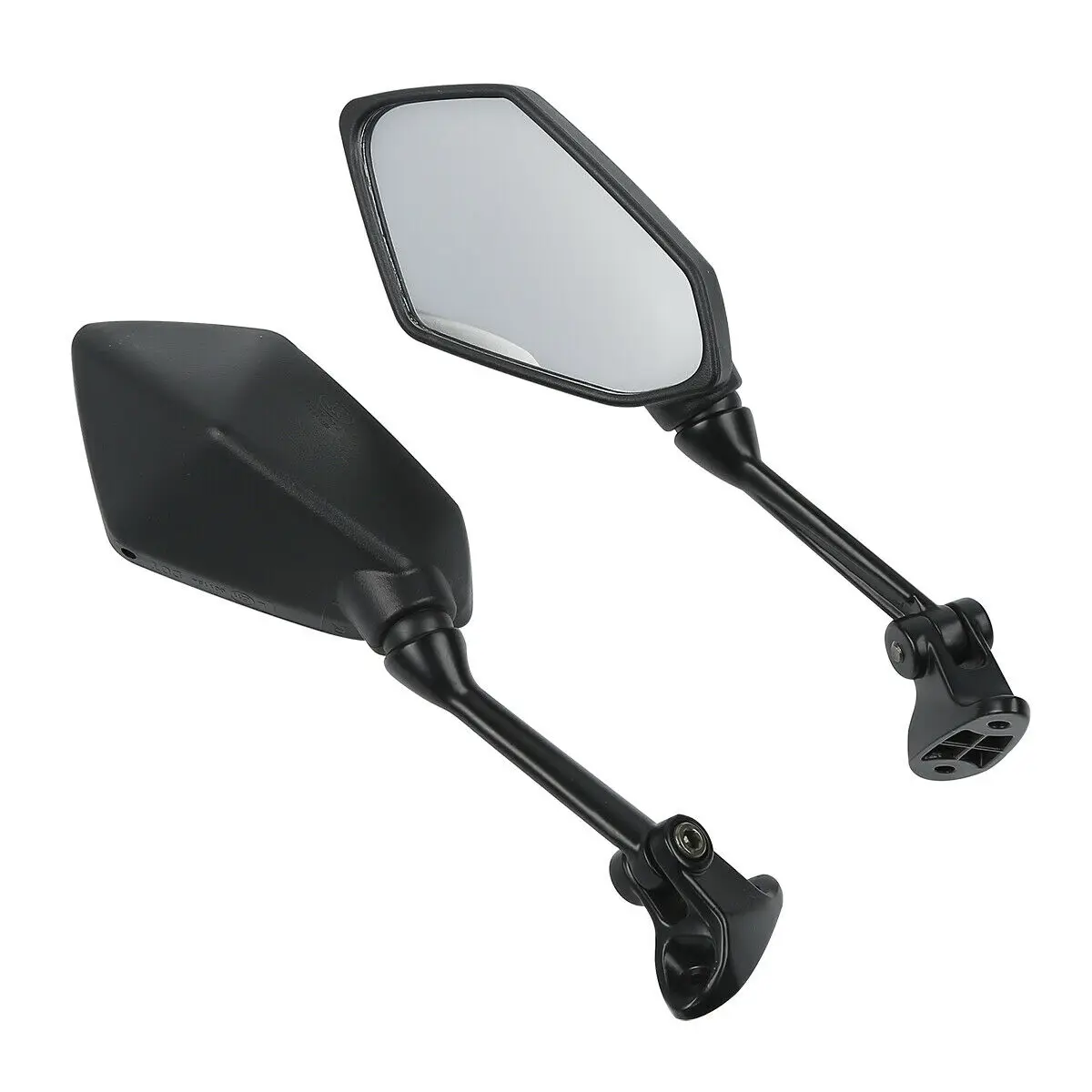 Black Rear View Mirrors Fit For Kawasaki Ninja ZX6R ZX636 ZX-6R 2009-2012