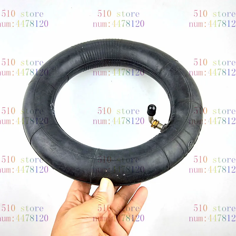 Внутренняя трубка 10x2 10X2,50 10x2,5 трубка Innertube с изогнутым клапаном для детских колясок, скутер 10 дюймов