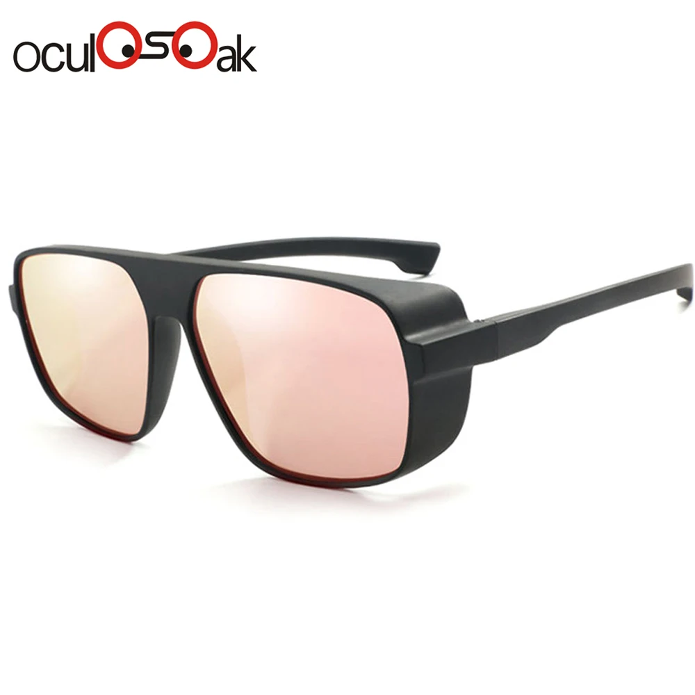 pink lens Очки ночного видения для фар Поляризованные Вождения Солнцезащитные очки желтые линзы UV400 защита Ночные очки для водителя - Цвет линз: pink lens