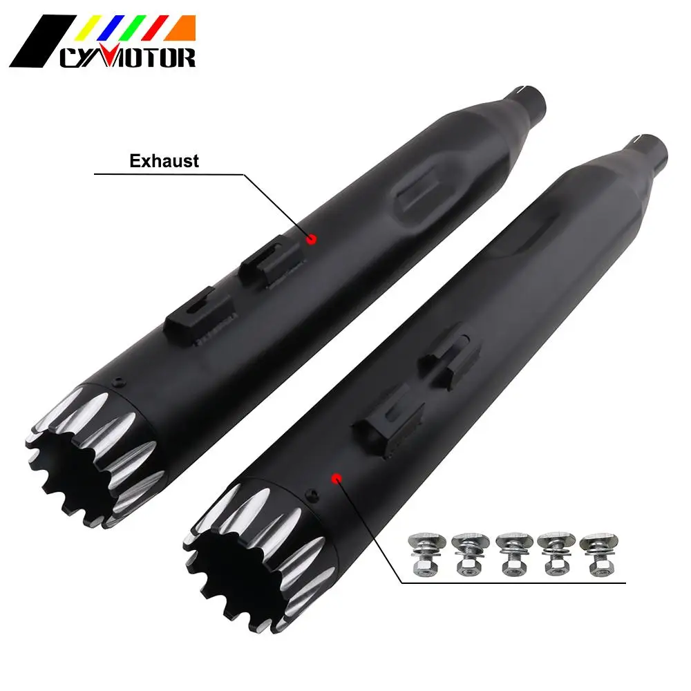 Мотоциклетные выхлопные трубы глушители слипоны для Harley Touring модели Baggers Street Electra
