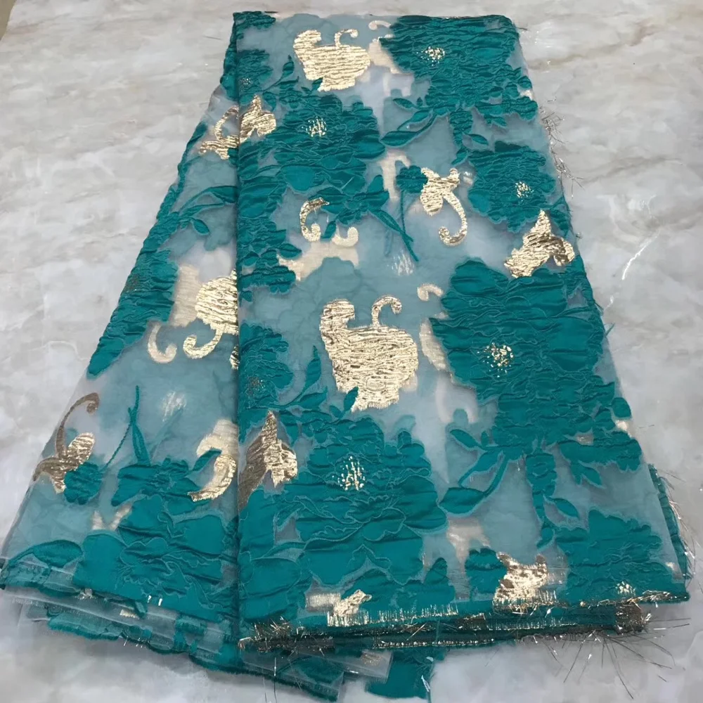 

African Tulle Lace fabric High Quality Embroidered Brocade Lace fabric Franch Lace Fabric Nigeria Milk Silk for Party Dress Sew