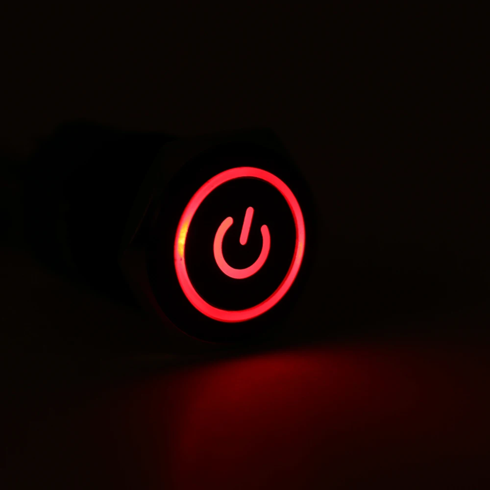 16 мм металлический кнопочный светодиодный светильник Панель Мгновенный