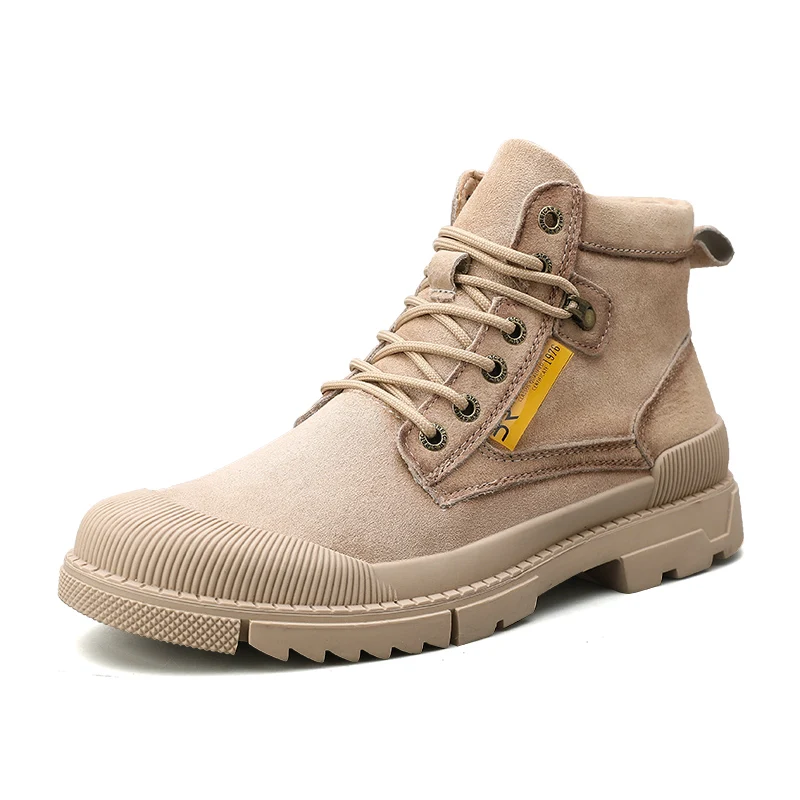 Мужская обувь мужские высокие ботинки оксфорды корейские кожаные кроссовки