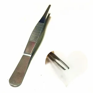 Хирургический домашний термостойкий медицинский пинцет, пинцет для салфеток, пинцет с органайзером из нержавеющей стали, 1*2 крючок, 12,5 см14 см16 см18 см